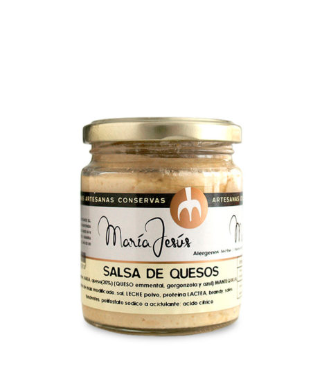 SALSA DE QUESOS. María Jesús. 240 gr. conservas ex