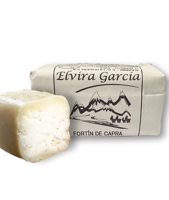 queso FORTÍN DE CAPRA. Peso 200 gr Aprox.ELVIRA GARCÍA.