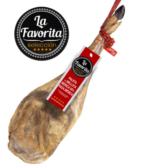 PALETA DE BELLOTA IBÉRICA 50% RAZA IBÉRICA. CERTIFICADA LA FAVORITA SELECCIÓN. COMPRAR JAMÓN IBERICO CALIDAD ONLINESALAMANCA EL MEJOR JAMÓN ONLINE
