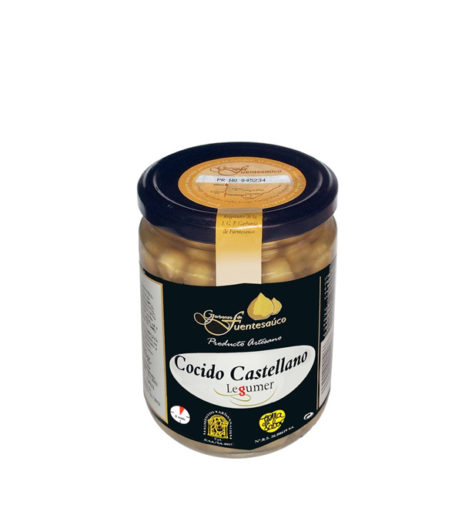 COCIDO DE GARBANZOS IGP Garbanzo de Fuentesaúco. Tarro de 425 g.