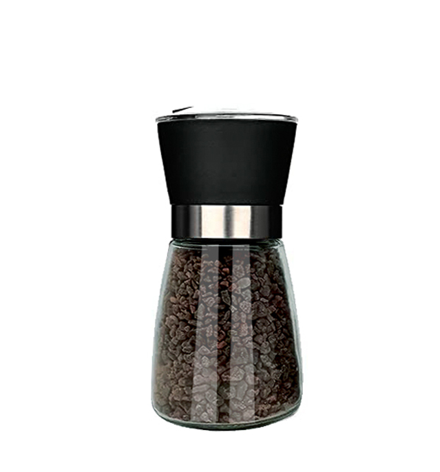 SAL NEGRA DEL HIMALAYA en molinillo rellenable. 200 gr.