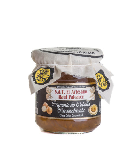 crujiente de cebolla caramelizada Raúl Valcarce en Salamanca La Favoriota