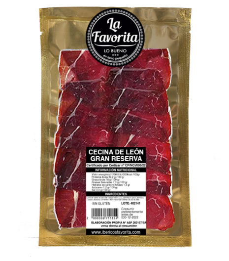 comprar cecina online de Leon gran reserva. la favorita embutidos ibéricos online