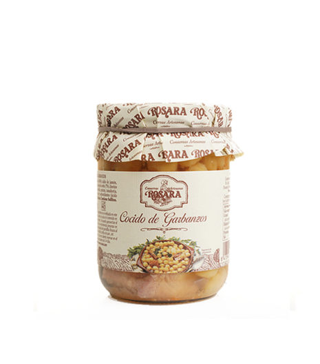 COCIDO DE GARBANZOS. Rosara .Tarro 445 ml.