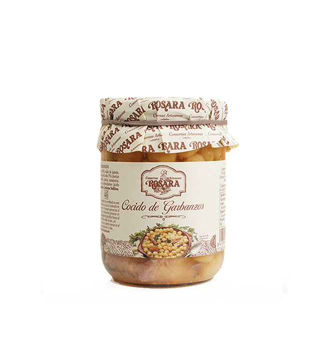 COCIDO DE GARBANZOS. Rosara .Tarro 445 ml.