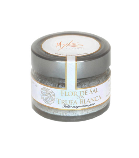 FLOR DE SAL CON TRUFA BLANCA. Mykes. 100 gr