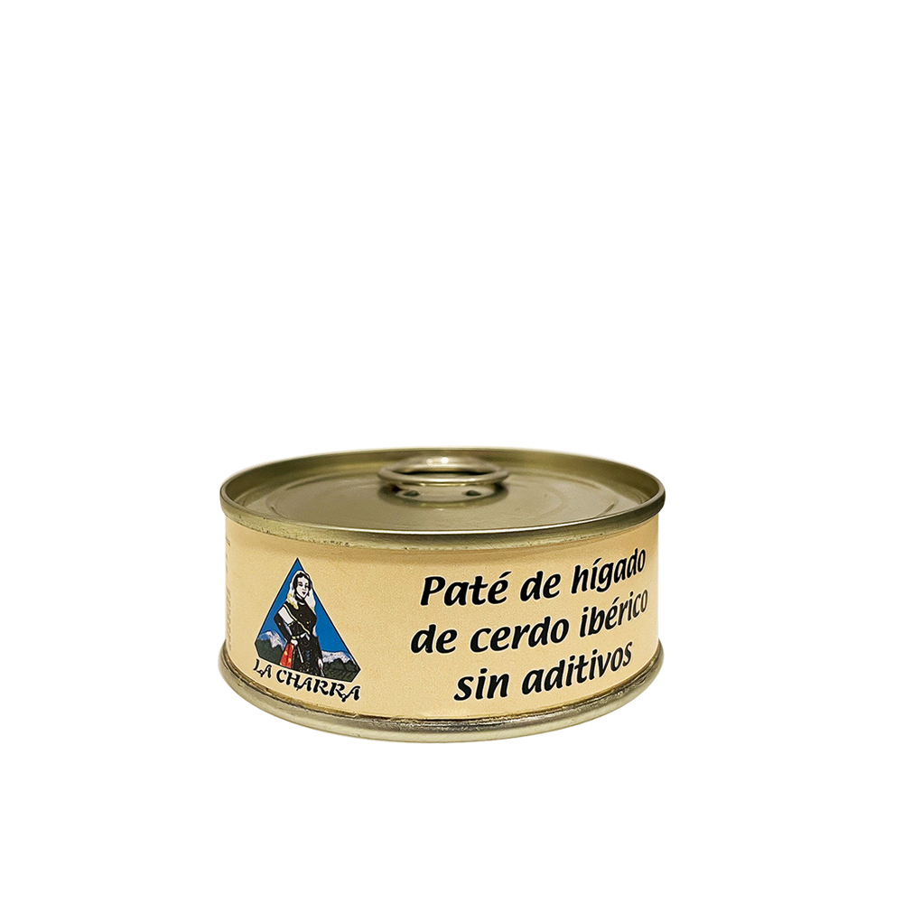 PATÉ DE HIGADO DE CERDO IBÉRICO. LATA. CIUDAD RODRIGO. SALAMANCA. 100 GRAMOS