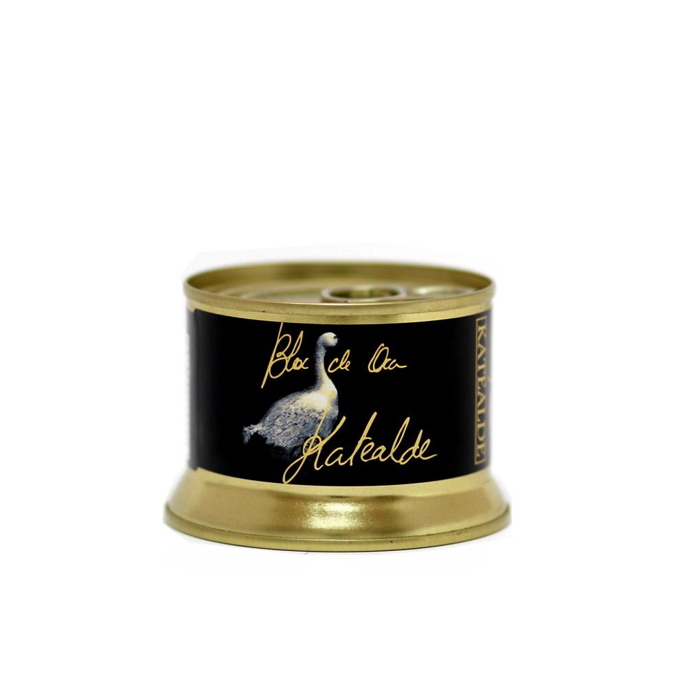 BLOC DE OCA. FOIE GRAS DE OCA. KATEALDE. LATA