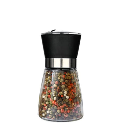 PIMIENTA DE 3 COLORES en molinillo rellenable. 200 gr.