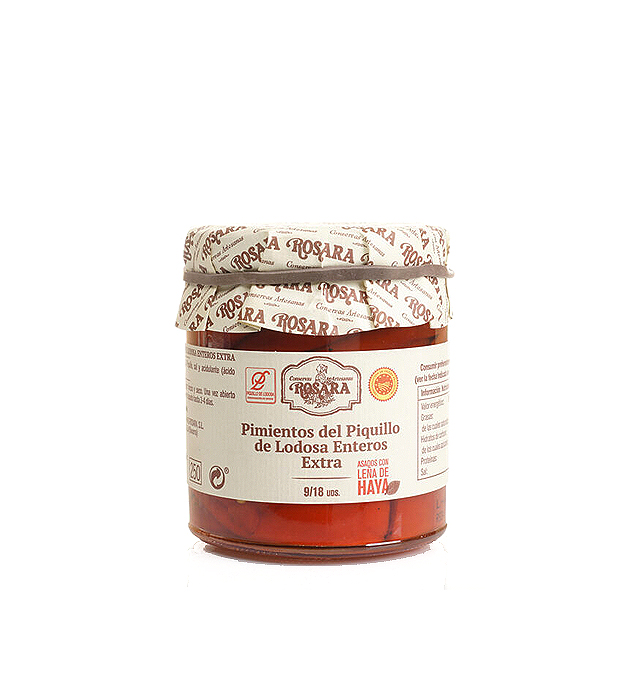 PIMIENTOS DEL PIQUILLO. D.O. LODOSA. ROSARA