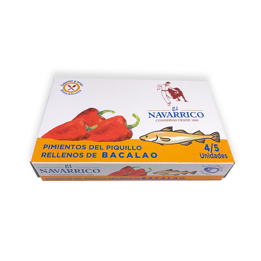 pimientos del piquillo rellenos de bacalao El navarrico en La Favorita Salamanca