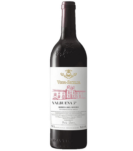 VINOS LUJO SALAMANCA VALBUENA 5º AÑO. VEGA SICILIA. RESERVA. BUENOS VINOS LA FAVORITA