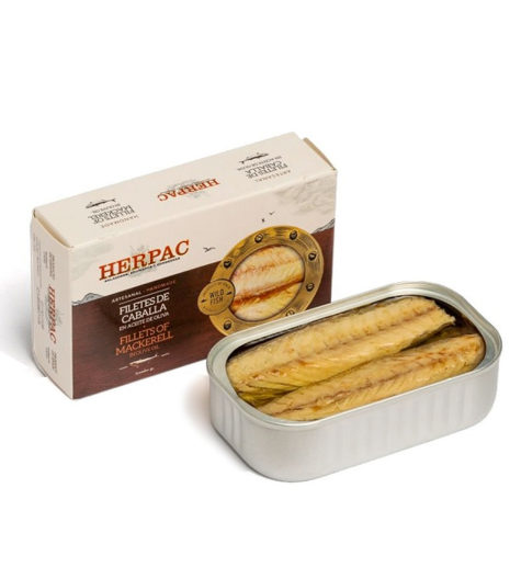 FILETES DE CABALLA EN ACEITE DE OLIVA. HERPAC. ARTESANAL