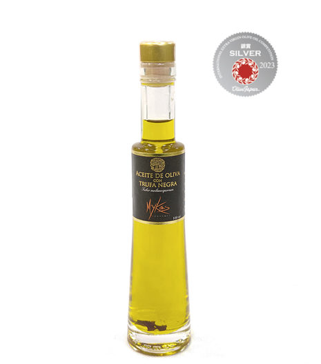 ACEITE DE OLIVA CON TRUFA NEGRA . comprar aceite de oliva virgen extra en Salamanca en La Favorita. compra online de aceite con trufa negra.