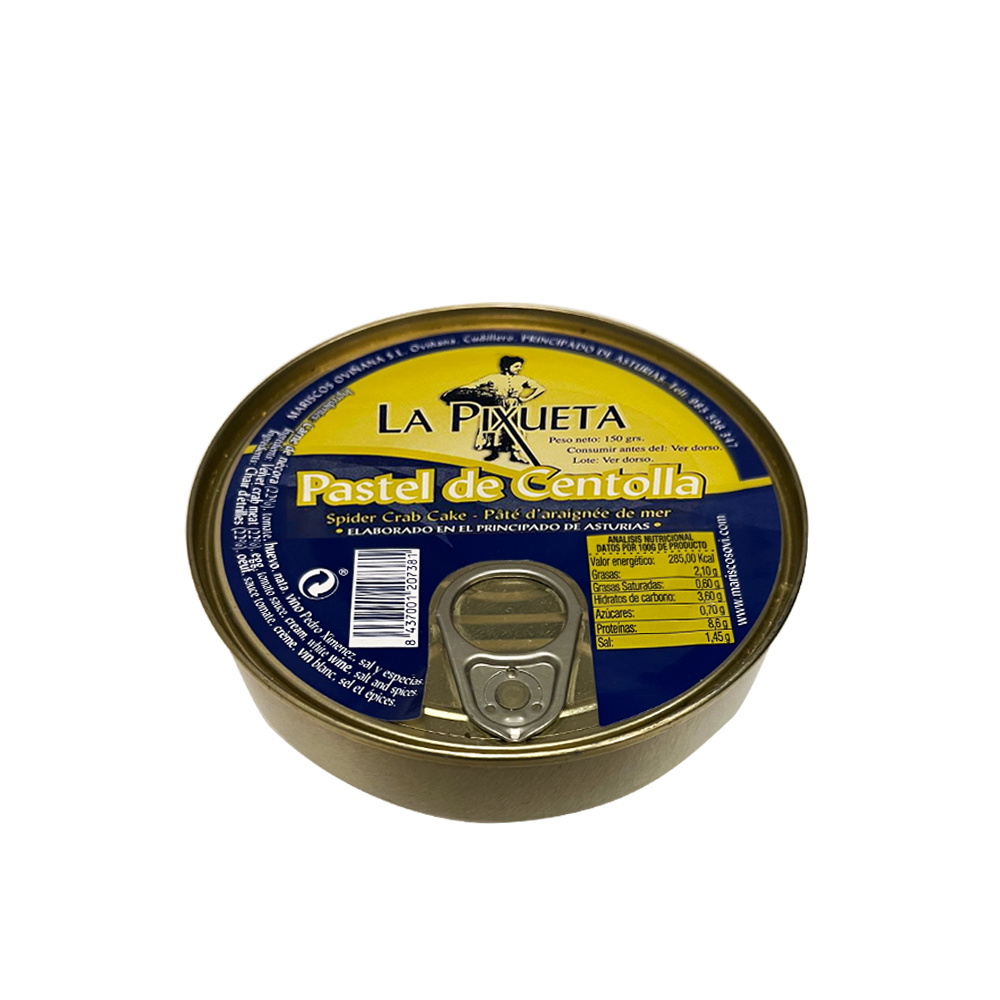 Pastel de CENTOLLA. La Pixueta. comprar online conservas de pescado en salamanca. La Favorita Salamanca